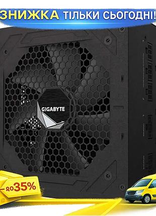 Ku блок питания 1000 universal fit вт gigabyte модульный 80 plus gold для пк с активной pfc и защитой uni2l_k