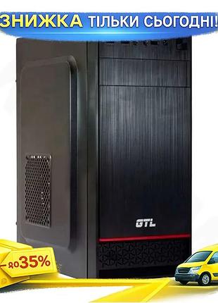 Ku корпус gtl t1610 universal fit black mini tower для micro atx mini itx компьютера черный компактный uni2l_k