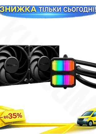 Ku система жидкостного охлаждения universal fit be quiet! silent loop 3 240 black для процессора 240 м uni2l_k
