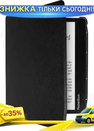 Ku pocketbook era shell universal fit черная чехол-книга для электронной книги полиуретановая кожа uni2l_k