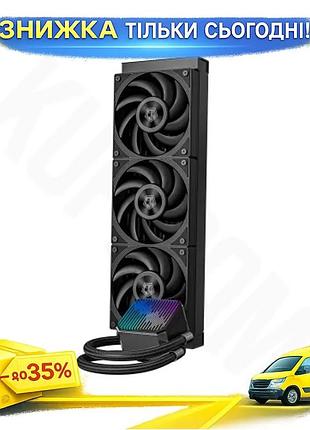 Ku система жидкостного охлаждения universal fit id-cooling до 350 вт черная для процессора геймерское uni2l_k