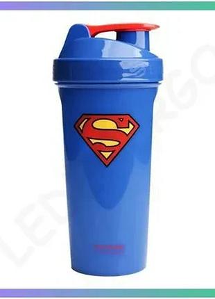 Шейкер smart shake lite 800 мл синий для коктейлей и напитков с сеткой и карабином sku_fitsh_cn15013