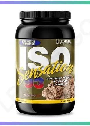 Протеин ultimate nutrition iso sensation 908 грамм шоколад с глютаминовым комплексом для набора мышечн sku_fitsh_cn3742-6