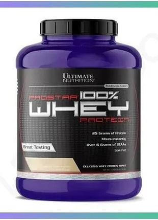Протеин ultimate nutrition prostar 100% whey protein 2,27 кг малина для набора мышечной массы восстано sku_fitsh_cn1197-4