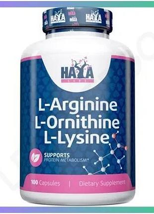 Стимулятор тестостерона haya labs l-arginine l-ornithine l-lysine 100 капсул для роста мышц и восстано sku_fitsh_cn12034