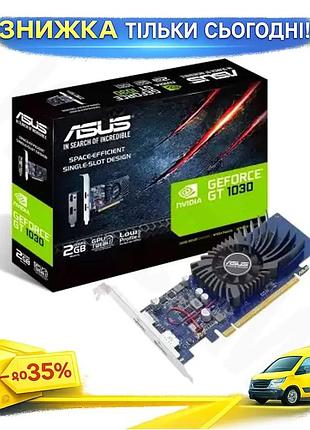 Ku видеокарта geforce gt1030 universal fit asus 2gb gddr5 для офиса игр мультимедийная 64-бит uni2l_k