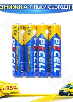 Ku батарейка aaa солевая universal fit pkcell 4 шт 1,5v для пультов дистанционного управления и игруше uni2l_k