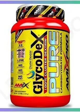 Гейнер amix glycodex pure 1 кг для набору м'язової маси і відновлення енергії високовуглеводний гейнер sku_fitsh_cn13875