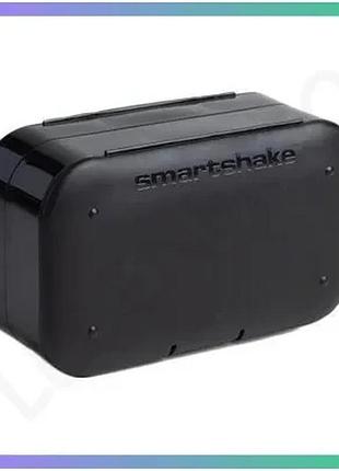 Органайзер для таблеток smart shake pill box 2-pack черный на 7 дней с дополнительными отделениями sku_fitsh_cn14968