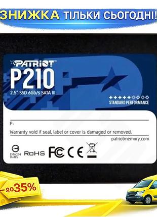 Ku твердотільний накопичувач ssd universal fit 512гб patriot sata3 2.5" швидкий жорсткий диск для комп uni2l_k