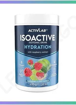 Ізотонік activlab isoactive 630 г малина-лайм порошок для енергії та відновлення під час тренувань sku_fitsh_cn20156-1