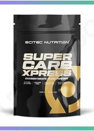 Ізотонік scitec nutrition supercarb xpress 1 кг без смаку для підвищення витривалості енергетик sku_fitsh_cn7865-1