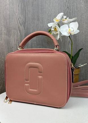 Якісна жіноча мінісумочка на плече в стилі marc jacobs, маленька сумка каркасна