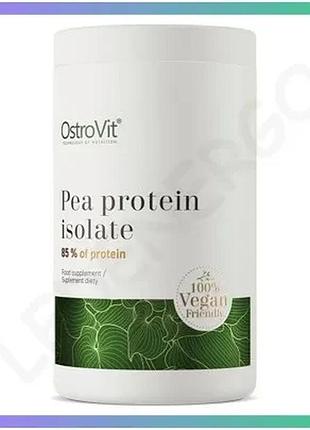 Гороховий протеїн ізолят ostrovit vege pea protein isolate 480 грамів натуральний рослинний білок для sku_fitsh_cn15124-1
