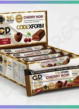 Протеиновый батончик codexform protein bar 12 шт 50 г вишня для перекуса без добавленного сахара sku_fitsh_cn20547-2