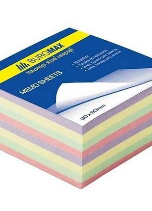 Блок паперу для нотаток декор 90х90мм 500 арк. арт.bm.2285 тм buromax