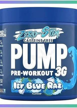 Предтренировочный комплекс applied nutrition pump 3g zero 375 г без кофеина для энергии и выносливости sku_fitsh_cn20037-1