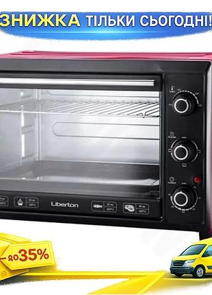 Ku електродуховка liberton 2000w universal fit 40л поворотні перемикачі таймер 3 режими нагрівання дух uni2l_k