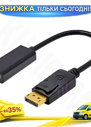 Ku переходник displayport m-hdmi universal fit f stlab 15 см 4k адаптер для монитора телевизора видео uni2l_k