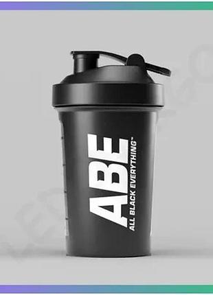 Шейкер applied nutrition abe shaker 400 мл черный для протеиновых коктейлей и спортивного питания sku_fitsh_cn20522-1