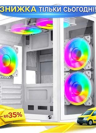 Ku корпус gamemax infinity universal fit mini white mini tower для micro atx mini itx компактний стиль uni2l_k