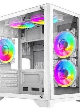 Ku корпус gamemax infinity universal fit mini white mini tower для micro atx mini itx компактный стиль uni2l_k 3
