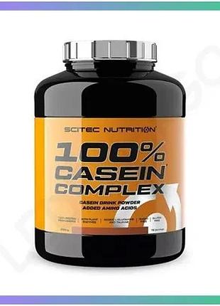 Протеин scitec nutrition 100% casein complex 2.35 кг ваниль для набора мышечной массы и восстановления sku_fitsh_cn724-4