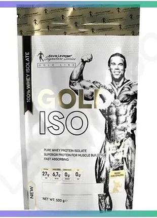 Протеїн kevin levrone gold line gold iso 500 грам ваніль сироватковий ізолят для набору м'язової маси sku_fitsh_cn16931-5