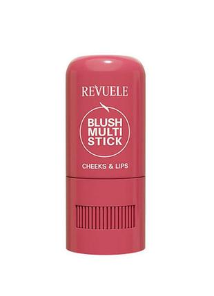 Румяна-стик кремовый revuele blush multi stick тон 03 темно-розовый, 7,5 г