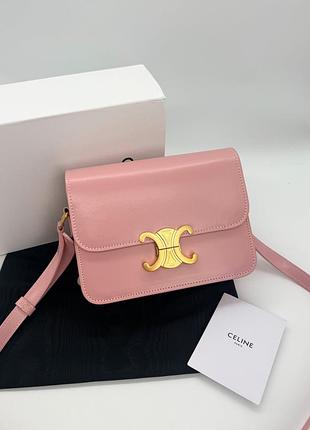 Celine classique triomphe bag in pink