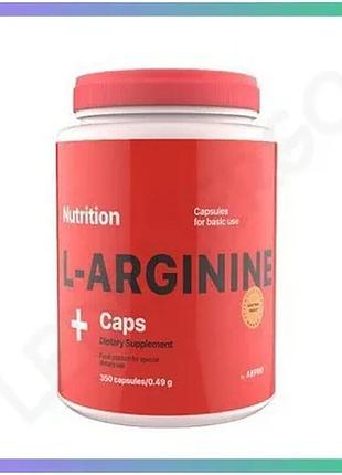 Амінокислота ab pro l-arginine caps 350 капсул для енергії та витривалості для чоловіків і жінок sku_fitsh_cn7567