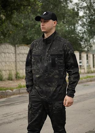 Китель twill fs черный мультикам 8