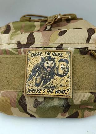 Шеврон okay, i`m here...whre`s the work? rat 2