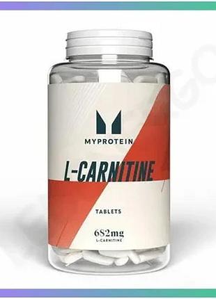 Жиросжигатель myprotein l-carnitine 180 таблеток для зниження ваги енергії і витривалості жироспалювач sku_fitsh_cn1711