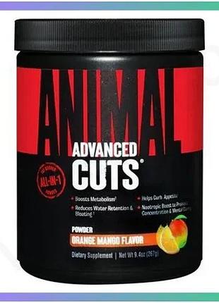 Жиросжигатель universal nutrition animal cuts powder 265 г апельсин-манго для сжигания жира 42 порции sku_fitsh_cn13904-1