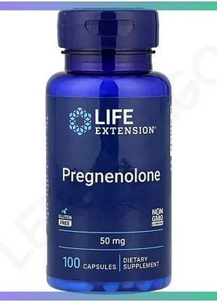 Натуральна добавка life extension pregnenolone 50 мг 100 таблеток для підтримки гормонального балансу sku_fitsh_cn17300