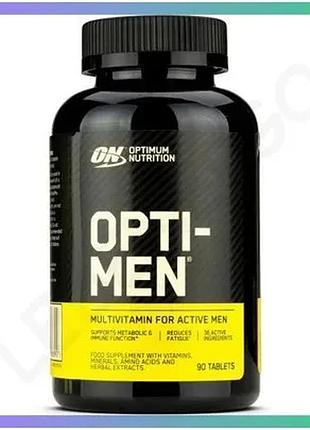 Витамины и минералы optimum nutrition opti-men 90 таблеток для мужчин улучшает память и когнитивные фу sku_fitsh_cn13218