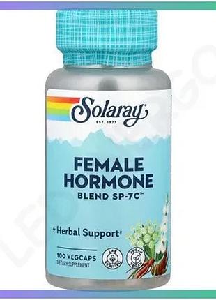 Растительный комплекс solaray female hormone blend 100 вегакапсул для женского здоровья и гормональног sku_fitsh_cn20273-1