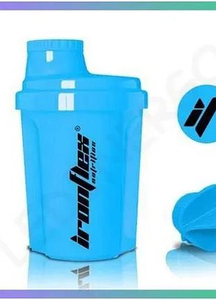 Шейкер ironflex nano 300 мл с венчиком синий для смешивания спортивных напитков шейкер для протеина sku_fitsh_cn3273