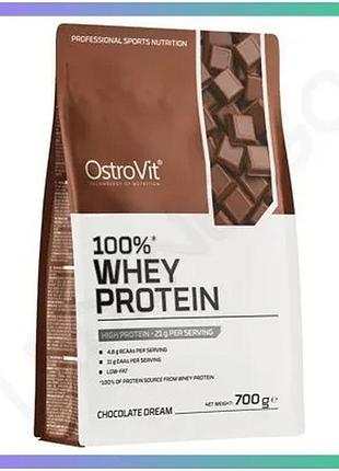 Протеїн ostrovit whey protein 700 грамів шоколад для набору м'язової маси сироватковий білок sku_fitsh_cn2680-15