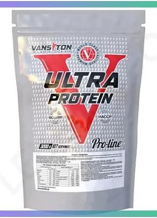 Протеин vansiton ultra protein 3.2 кг клубника сироватка для набора мышечной массы и восстановления sku_fitsh_cn10384-2