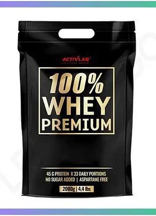 Протеїн activlab 100% whey premium 2 кг вершкова помадка сироватковий концентрат для набору м'язової м sku_fitsh_cn6355-8