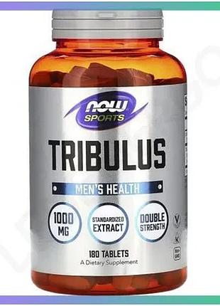 Стимулятор тестостерону now sports tribulus 1000 mg 180 таблеток для чоловіків і жінок для підвищення sku_fitsh_cn719