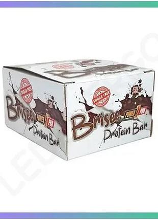 Протеїновий батончик power pro brisee 25% без цукру 20*55 г вишня для здорового перекусу та дієти sku_fitsh_cn12844-6
