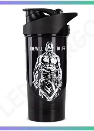 Шейкер progress nutrition cossack character the will to life 700 мл черный для протеиновых коктейлей sku_fitsh_cn15695