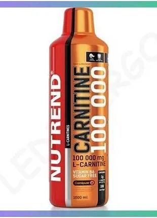 Жиросжигатель nutrend carnitine 100000 1 л апельсин l-карнитин для похудения и повышения выносливости sku_fitsh_cn5755-1