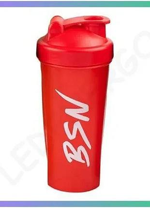 Шейкер bsn 700 мл с пружинкой красный для коктейлей и спортивных напитков венчик для смешивания sku_fitsh_cn15309