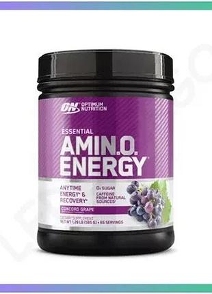 Передтренувальний комплекс optimum nutrition essential amino energy 585 г виноград для підвищення витр sku_fitsh_cn907-3