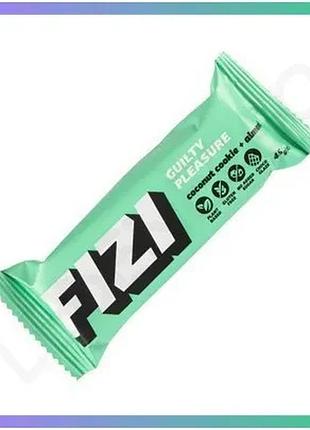 Батончик fizi guilty pleasure кокосовое печенье и миндаль 45г сладкий перекус без сахара для взрослых sku_fitsh_cn12375