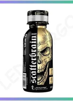 Передтренувальний комплекс kevin levrone scatterbrain shot 120 мл манго для підвищення витривалості ен sku_fitsh_cn5441-3